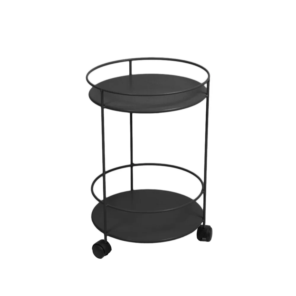 Guinguette sidobord med hjul, Anthracite (grå) Fermob