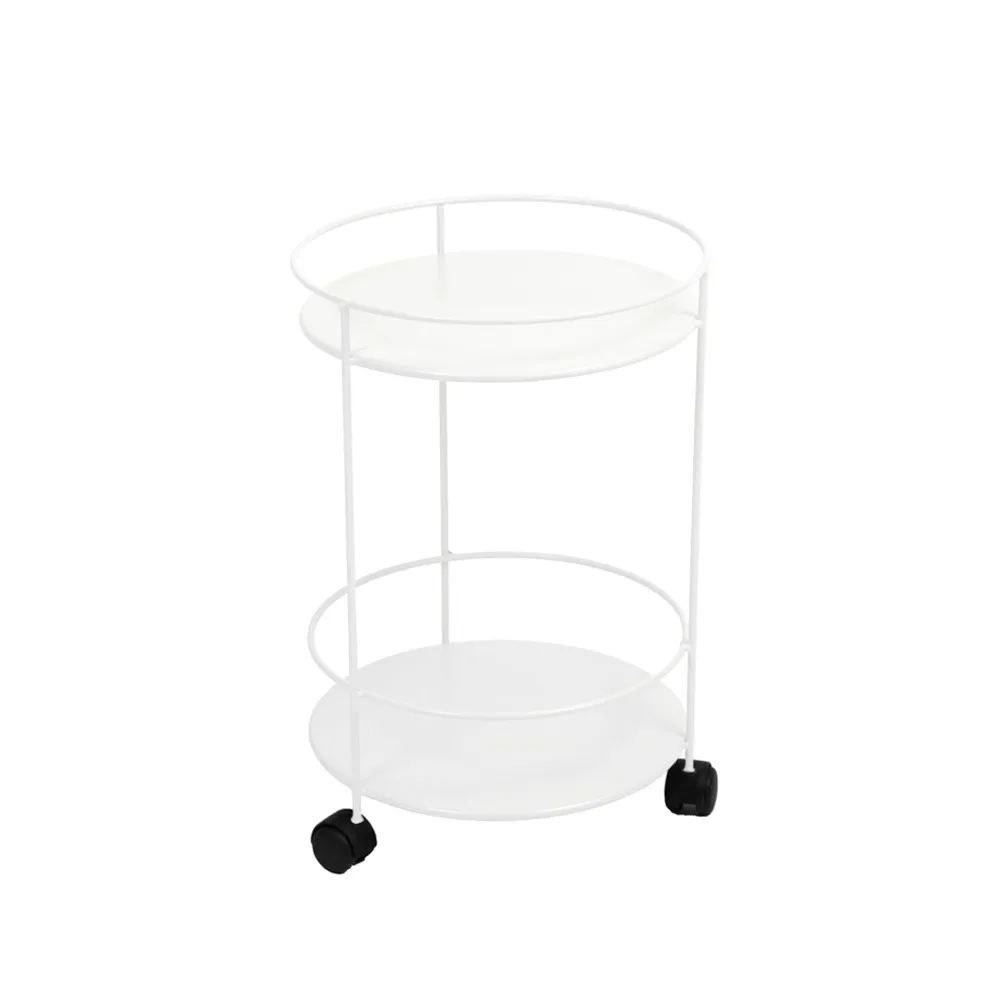 Guinguette sidobord med hjul, Cotton white (vit) Fermob