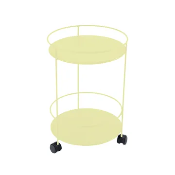 Guinguette sidobord med hjul - Frosted lemon (gul) - Fermob
