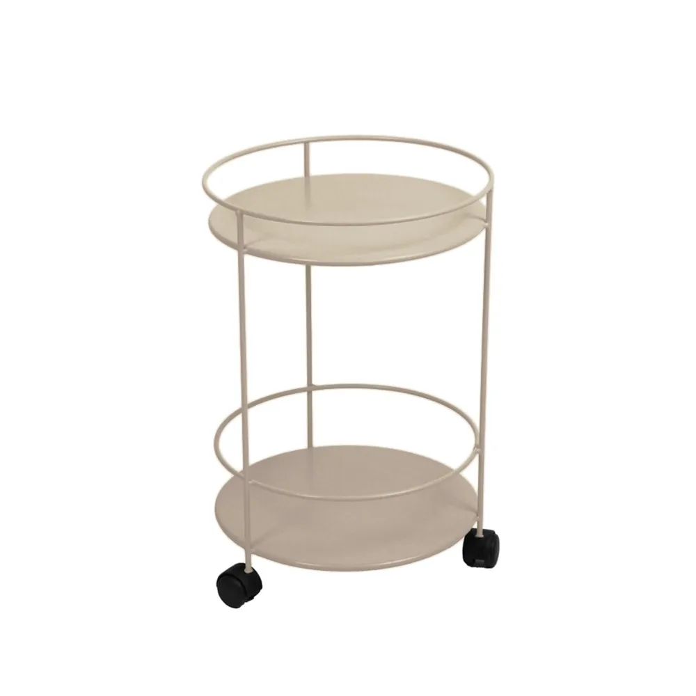 Guinguette sidobord med hjul, Nutmeg (beige) Fermob