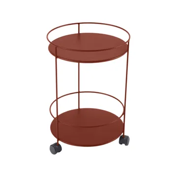 Guinguette sidobord med hjul - Red ochre (röd) - Fermob