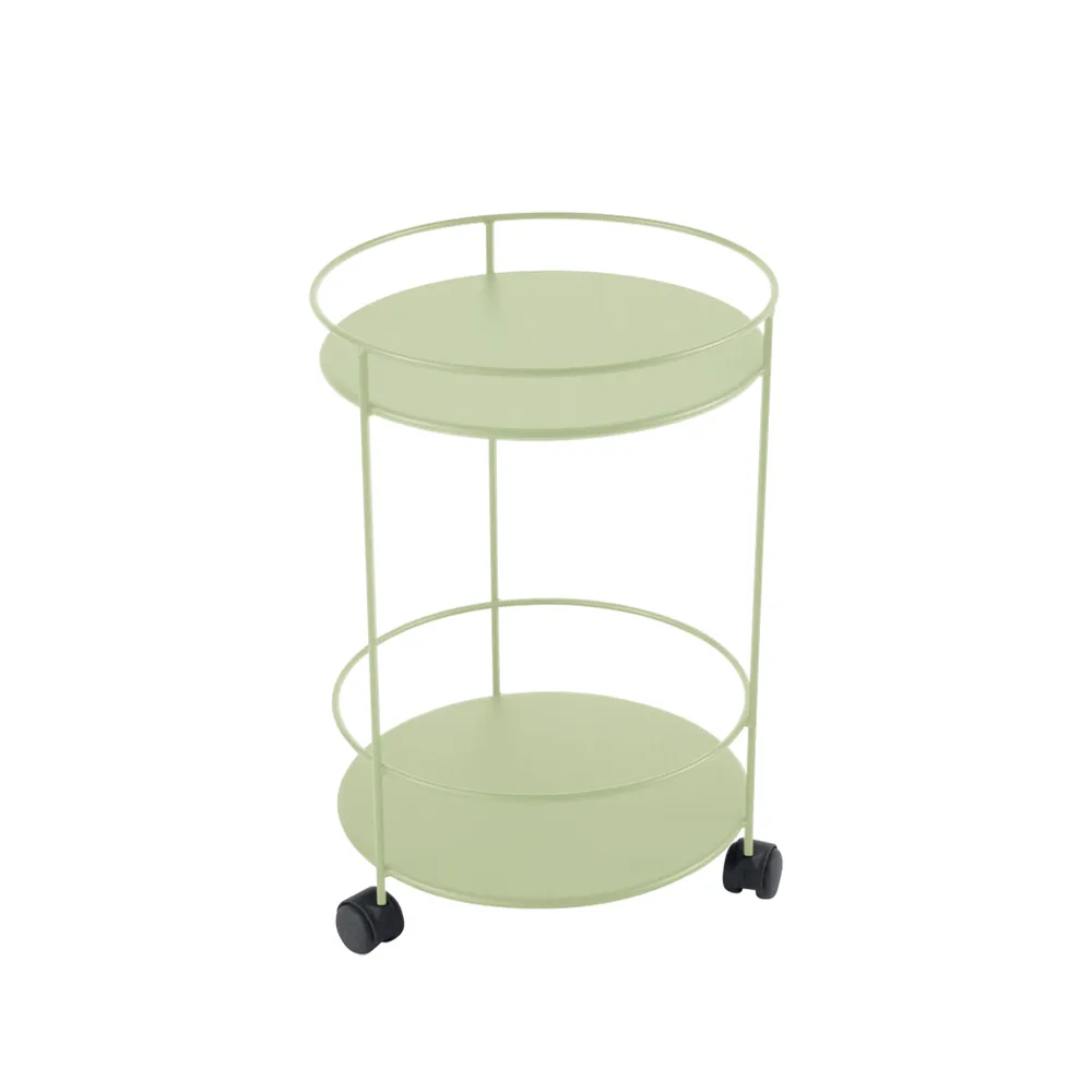 Guinguette sidobord med hjul, Willow green (grön) Fermob