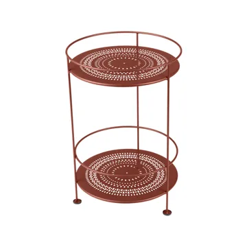 Guinguette sidobord utan hjul - Red ochre (röd) - Fermob