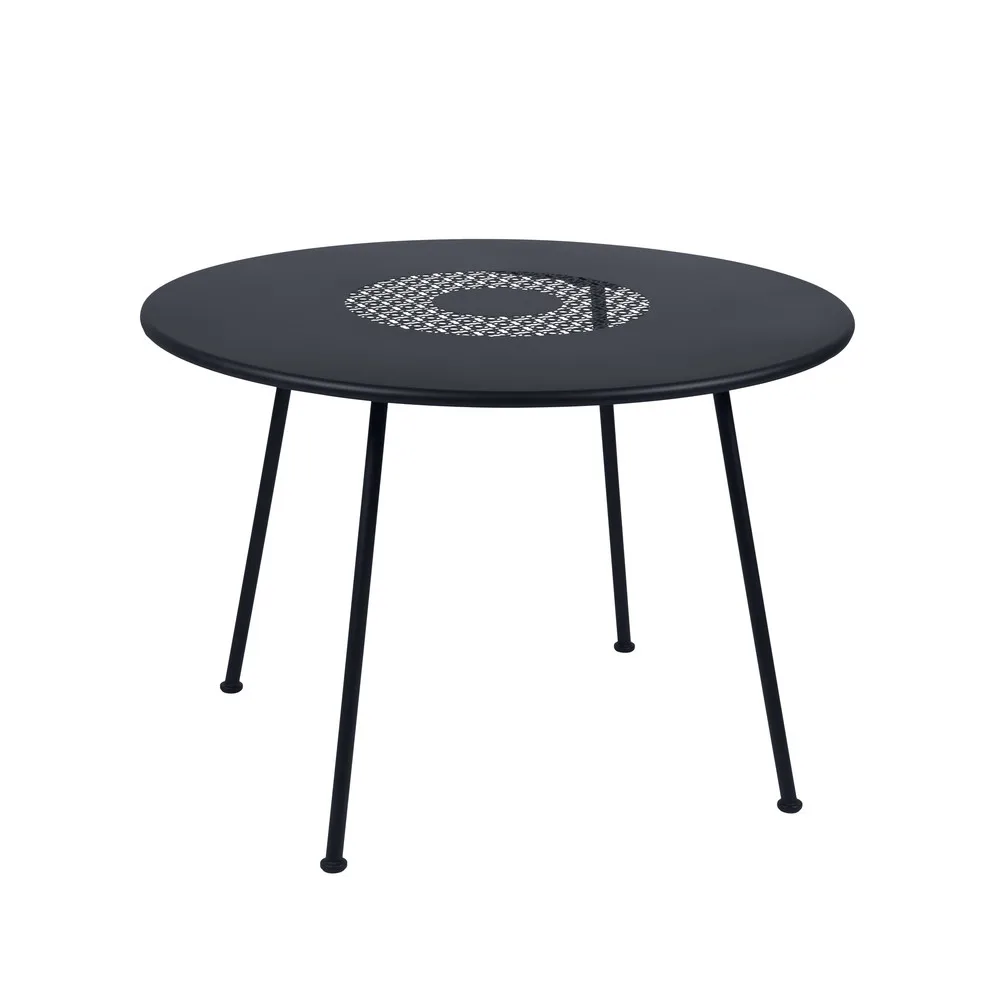 Lorette bord, Anthracite (grå), ø110 cm Fermob