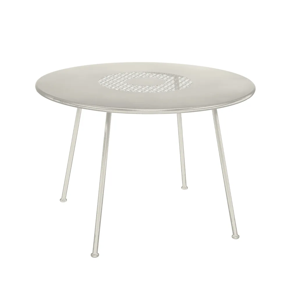 Lorette bord, Clay grey (grå), ø110 cm Fermob