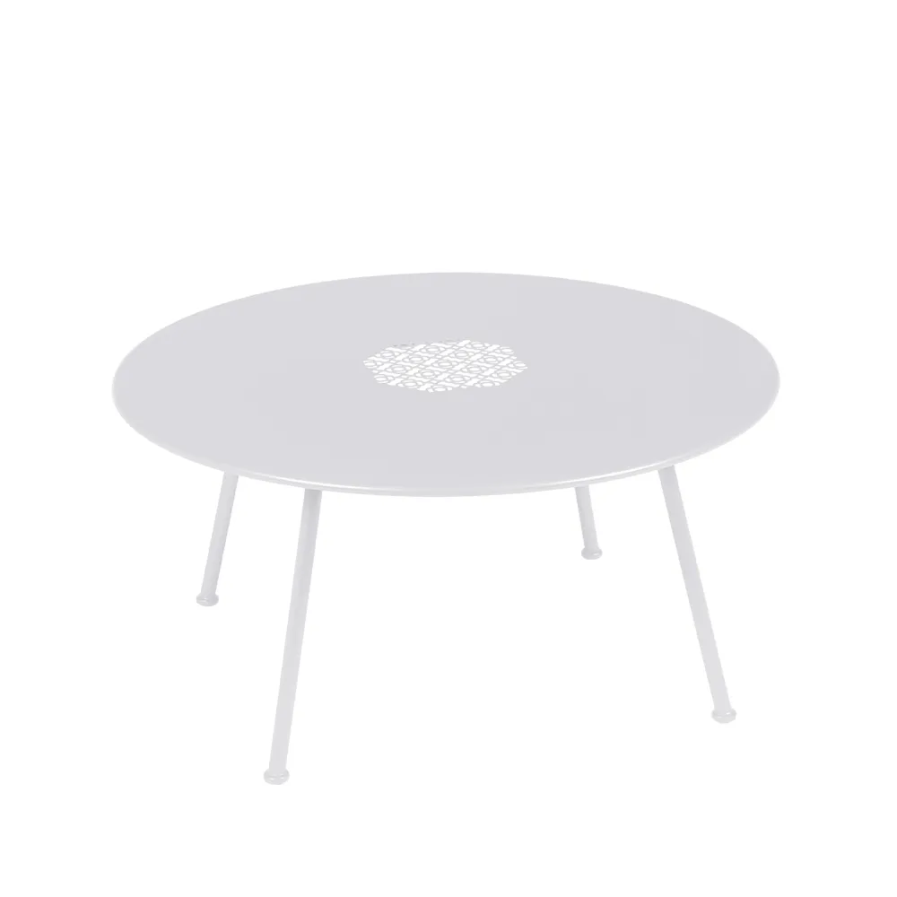 Lorette bord lågt, Cotton white (vit) Fermob