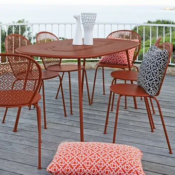 Lorette bord ovalt - Cotton white (vit) - Fermob
