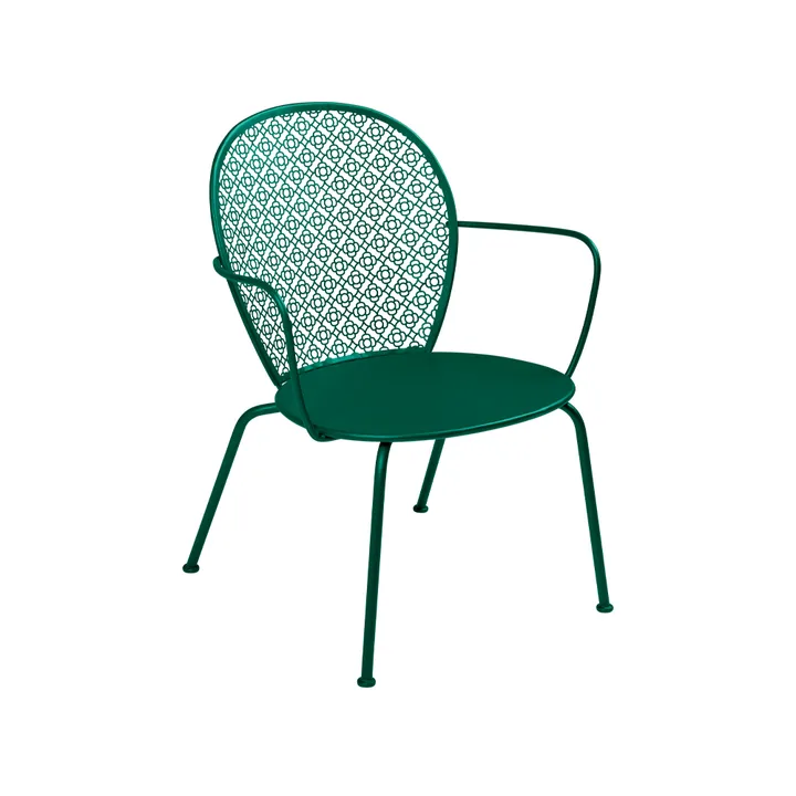 Lorette karmstol låg - Cedar green (grön) - Fermob