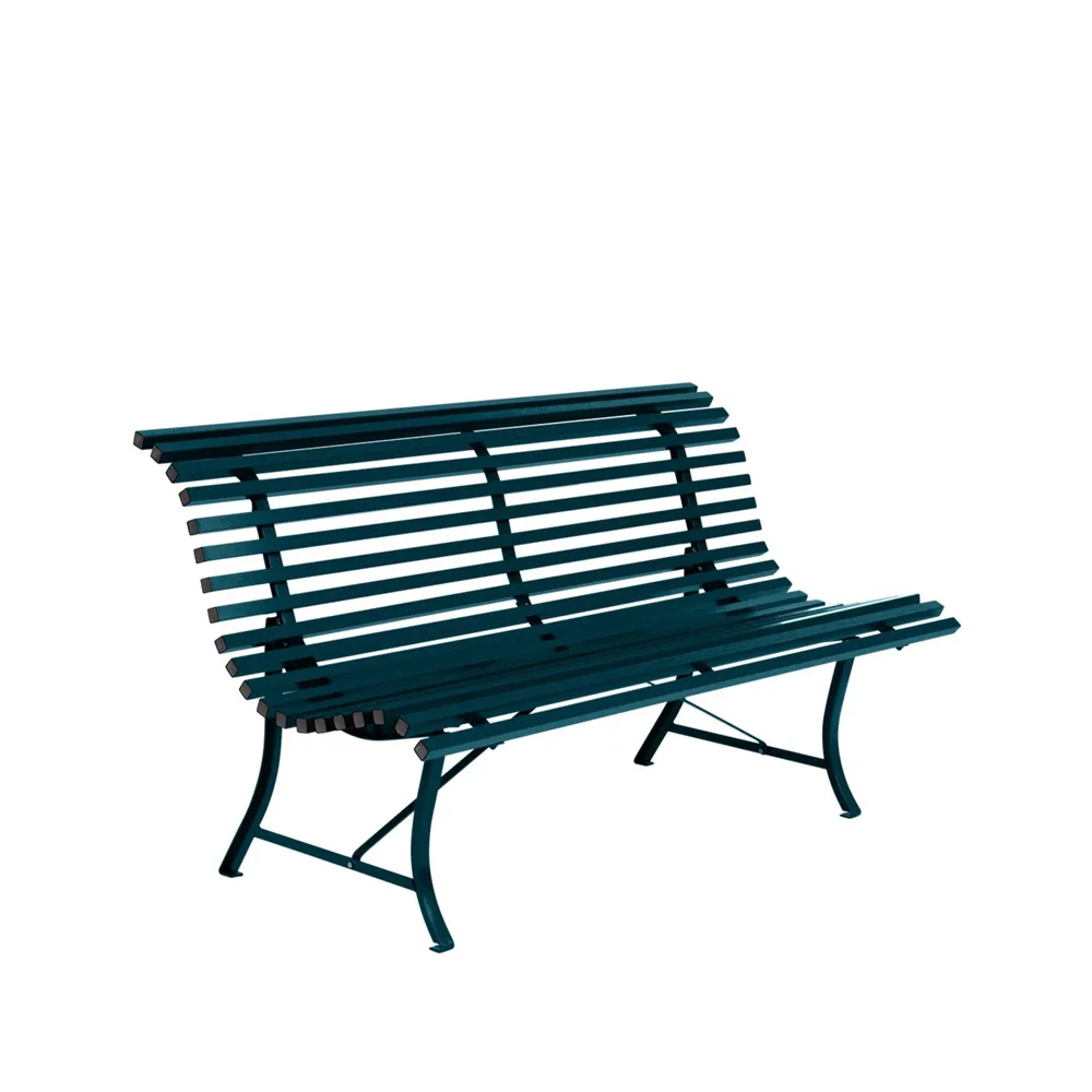 Louisiane bänk 150 cm, Acapulco blue (blå) Fermob