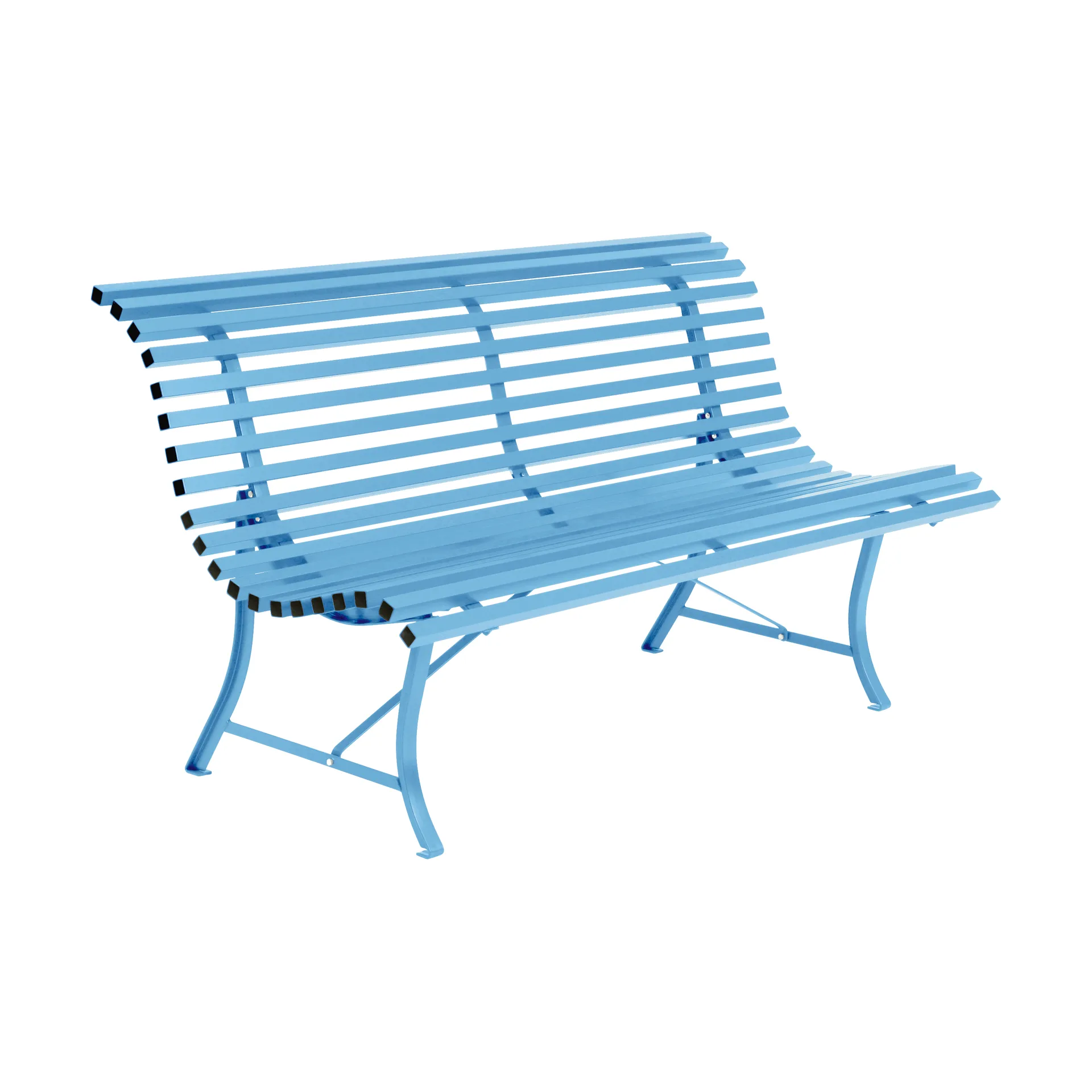 Louisiane bänk 150 cm, Maya blue (blå) Fermob