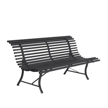 Louisiane bänk 200 cm - Anthracite (grå) - Fermob