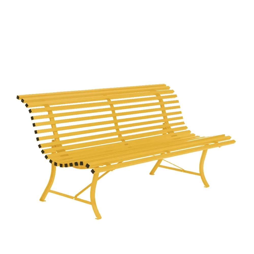 Louisiane bänk 200 cm, Honey (gul) Fermob