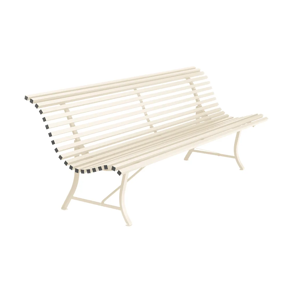Louisiane bänk 200 cm, Latte beige (beige) Fermob