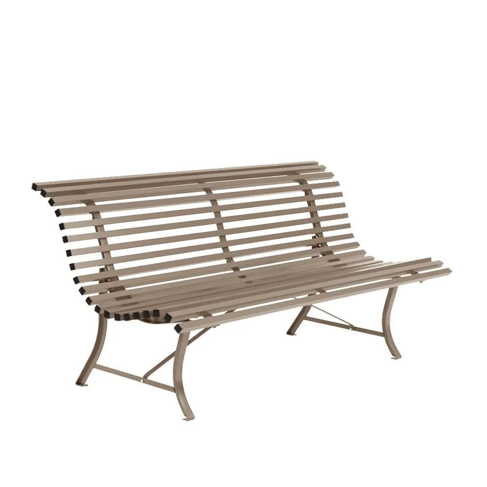 Louisiane bänk 200 cm, Nutmeg (beige) Fermob