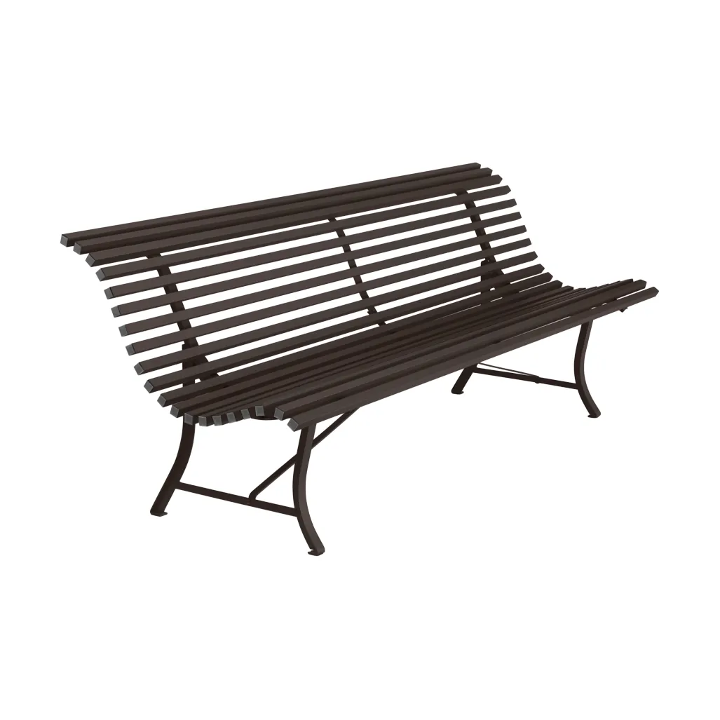 Louisiane bänk 200 cm, Tonka (brun) Fermob