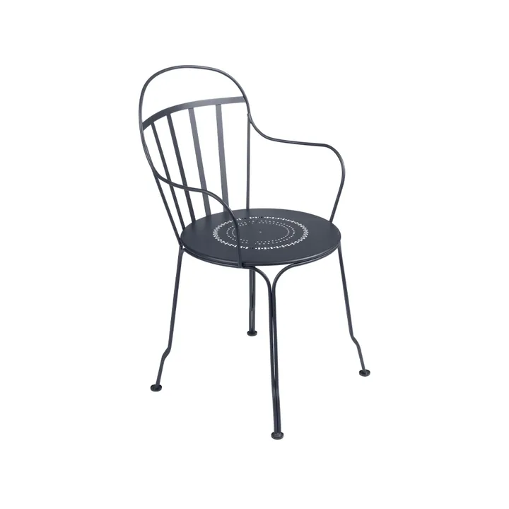 Louvre karmstol - Anthracite (grå) - Fermob