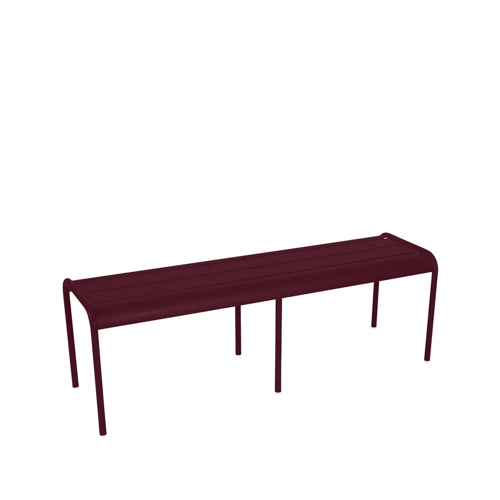 Luxembourg bänk, Black cherry (vinröd) Fermob