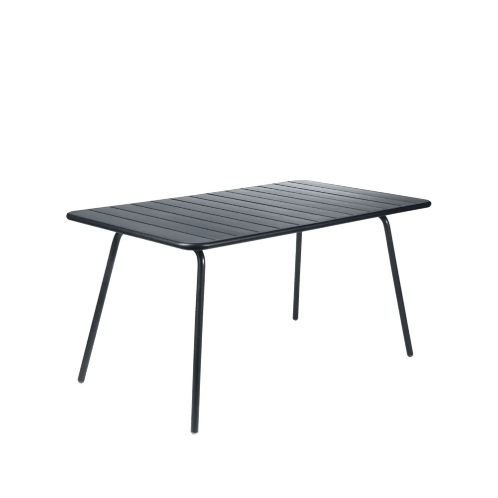 Luxembourg bord 143x80 cm, Anthracite (grå) Fermob