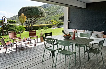 Luxembourg bord 143x80 cm - Cactus (grön) - Fermob