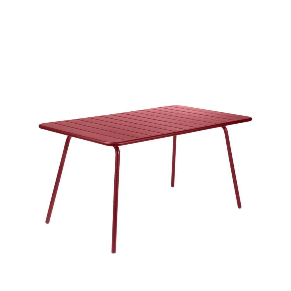 Luxembourg bord 143x80 cm, Chili (röd) Fermob