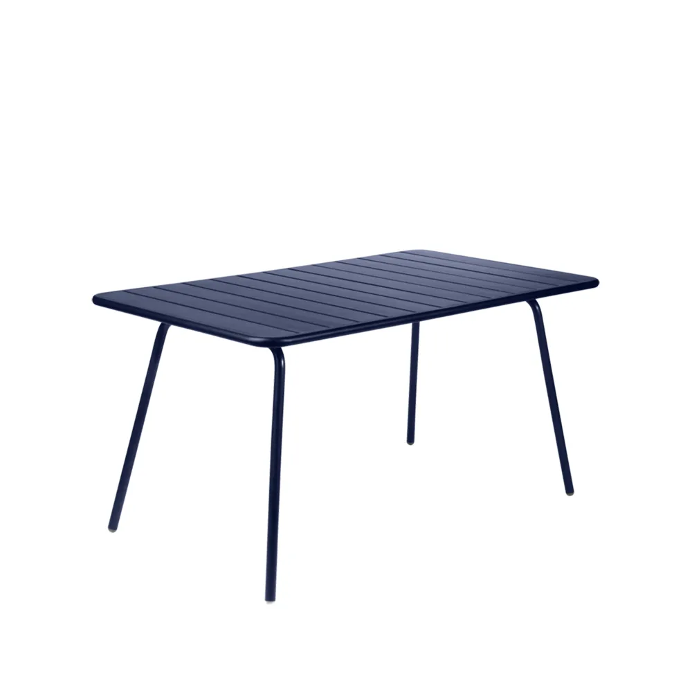 Luxembourg bord 143x80 cm, Deep blue (blå) Fermob