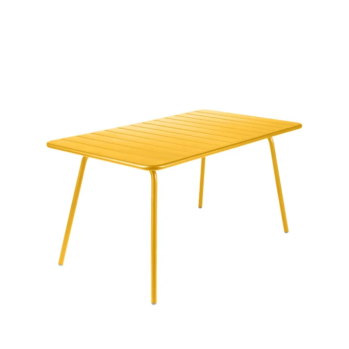 Luxembourg bord 143x80 cm - Honey (gul) - Fermob