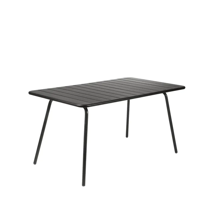 Luxembourg bord 143x80 cm - Liquorice (svart) - Fermob
