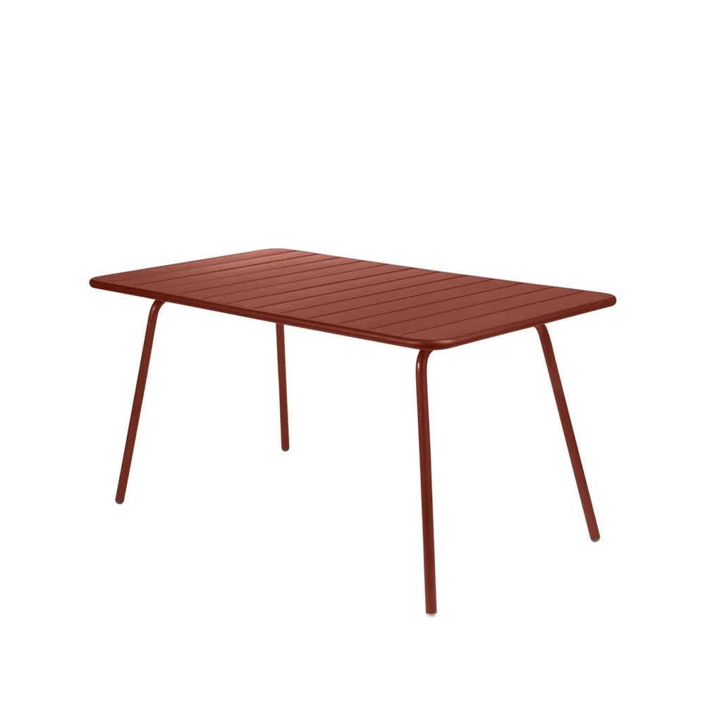 Luxembourg bord 143x80 cm, Red ochre (röd) Fermob