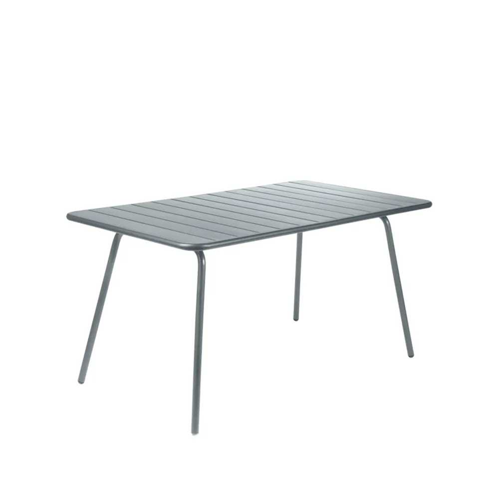 Luxembourg bord 143x80 cm, Storm grey (grå) Fermob