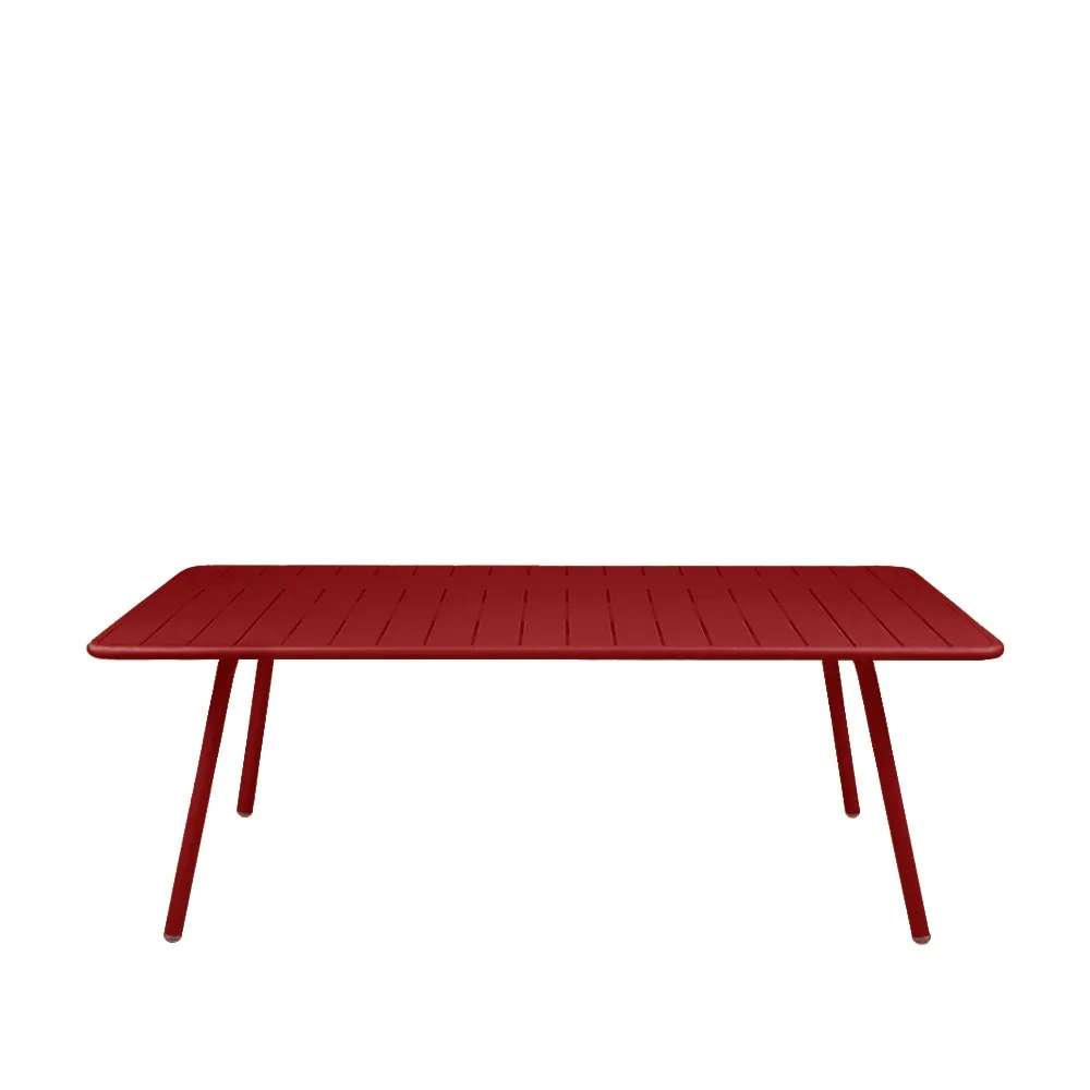 Luxembourg bord 207x100 cm, Chili (röd) Fermob