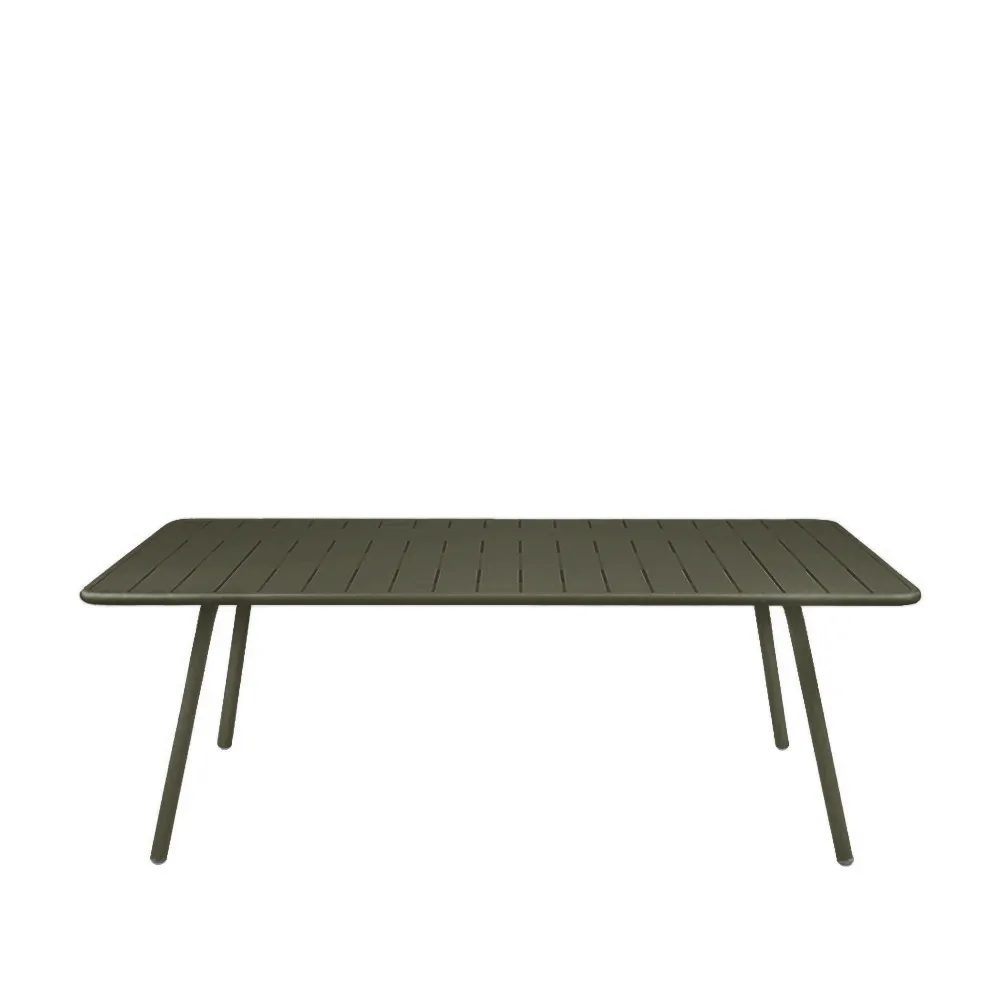 Luxembourg bord 207x100 cm, Rosemary (grön) Fermob