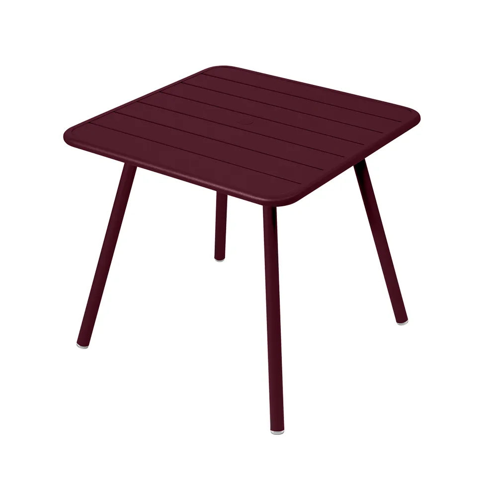 Luxembourg bord 80x80 cm, Black cherry (vinröd) Fermob