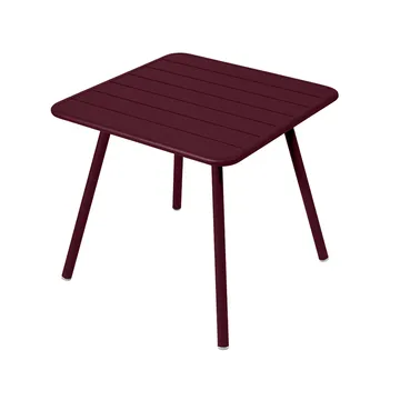 Luxembourg bord 80x80 cm - Black cherry (vinröd) - Fermob