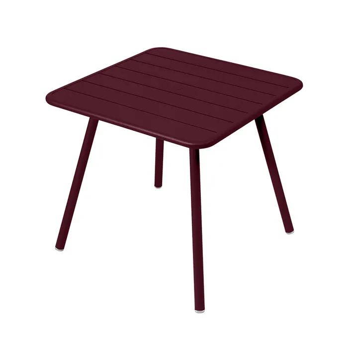 Luxembourg bord 80x80 cm - Black cherry (vinröd) - Fermob