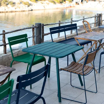 Luxembourg bord 80x80 cm - Cedar green (grön) - Fermob