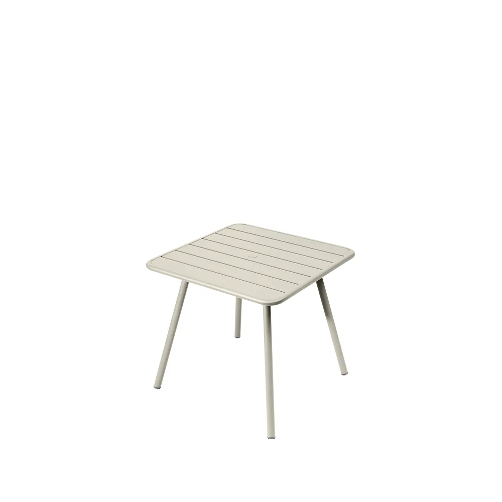 Luxembourg bord 80x80 cm, Clay grey (grå) Fermob