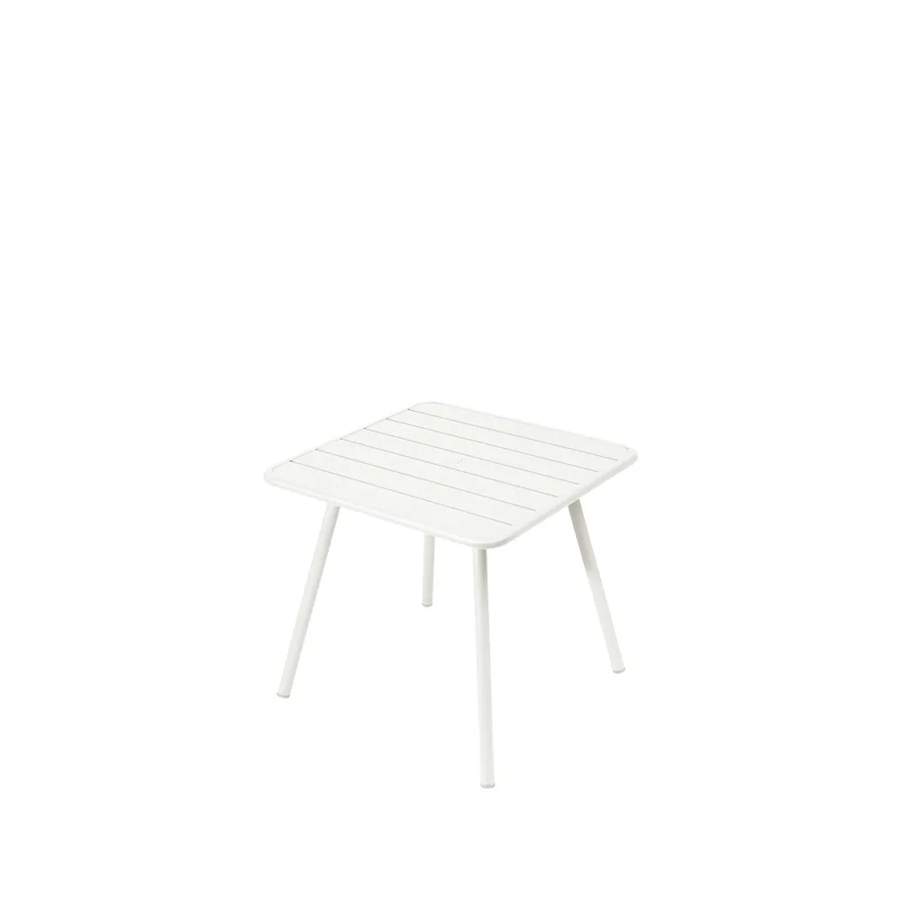 Luxembourg bord 80x80 cm, Cotton white (vit) Fermob