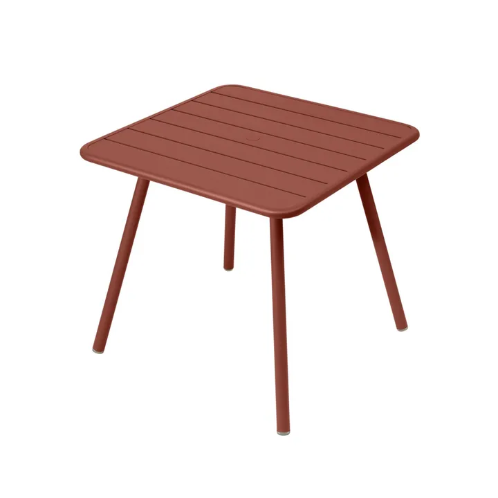 Luxembourg bord 80x80 cm - Red ochre (röd) - Fermob