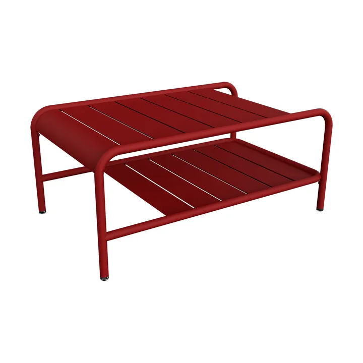 Luxembourg bord lågt 90x55 cm - Chili (röd) - Fermob