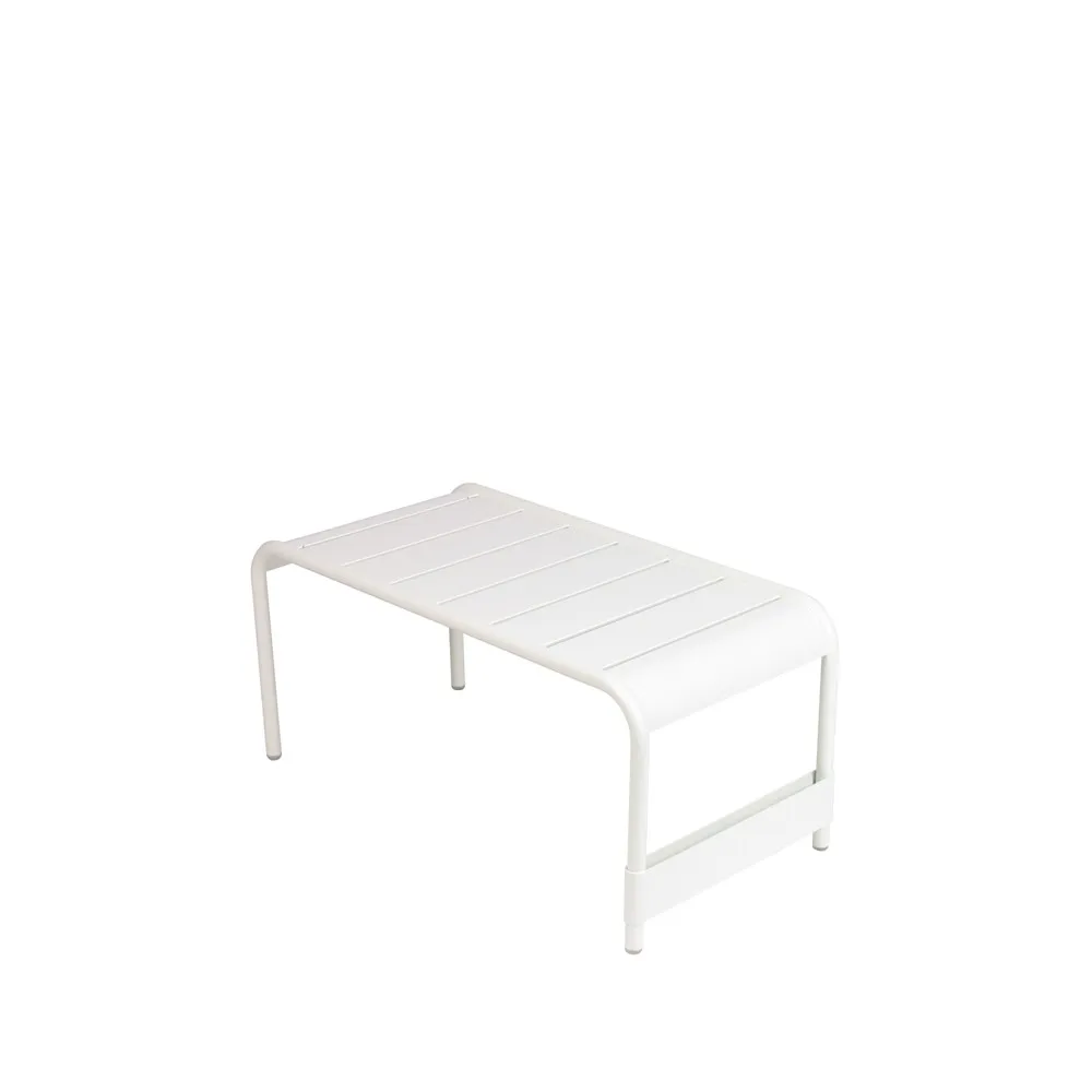 Luxembourg bord/fotpall, Cotton white (vit), large Fermob