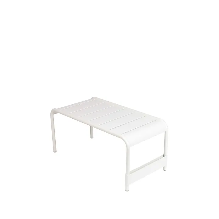 Luxembourg bord/fotpall - Cotton white (vit), large - Fermob