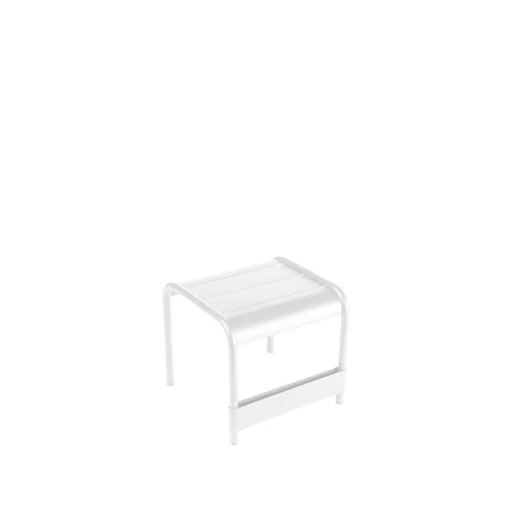 Luxembourg bord/fotpall - Cotton white (vit), small - Fermob