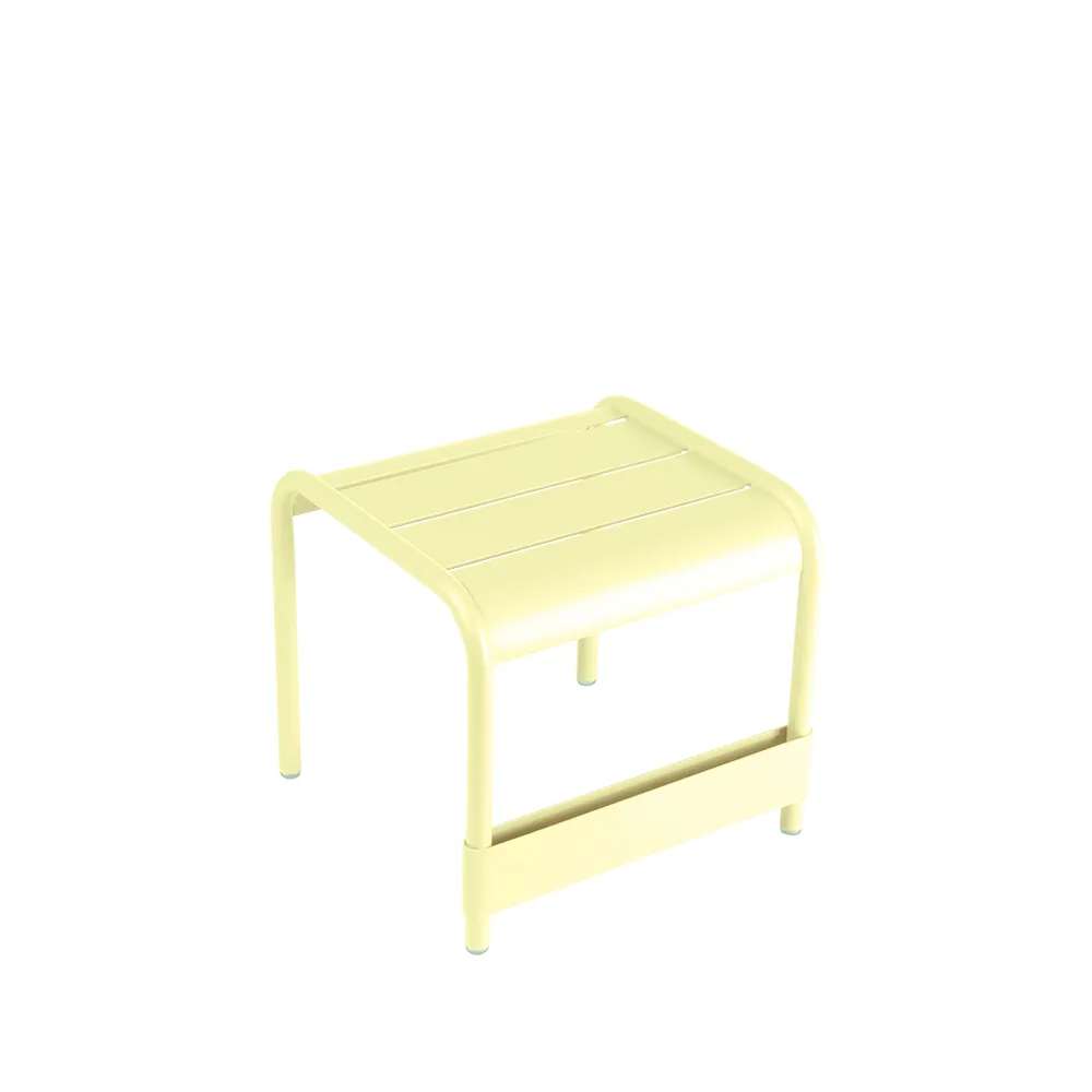 Luxembourg bord/fotpall, Frosted lemon (gul), small Fermob