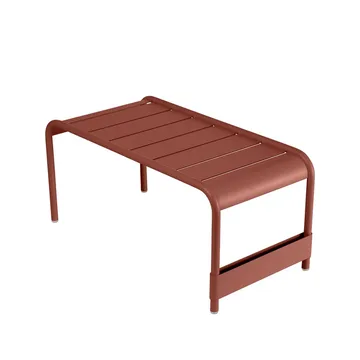 Luxembourg bord/fotpall - Red ochre (röd), large - Fermob
