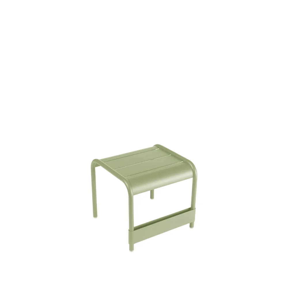 Luxembourg bord/fotpall, Willow green (grön), small Fermob