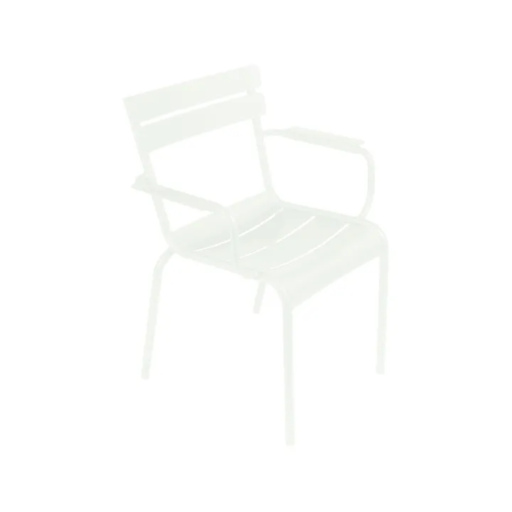 Luxembourg karmstol - Cotton white (vit) - Fermob