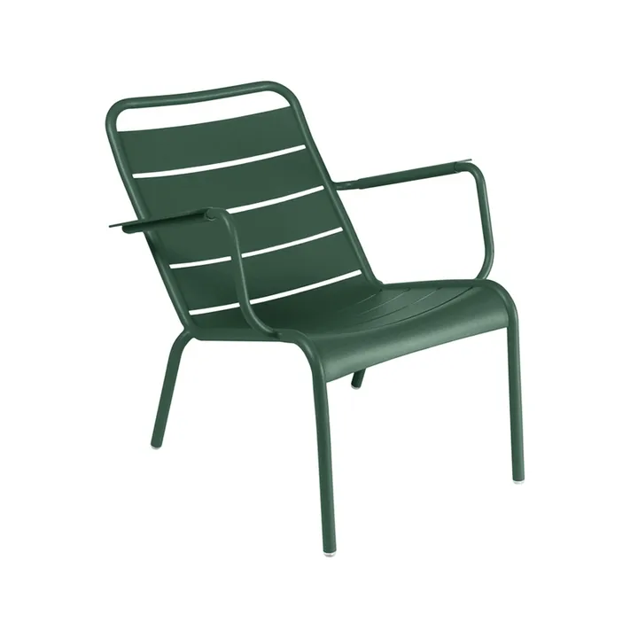 Luxembourg karmstol låg - Cedar green (grön) - Fermob