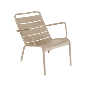 Luxembourg karmstol låg - Nutmeg (beige) - Fermob
