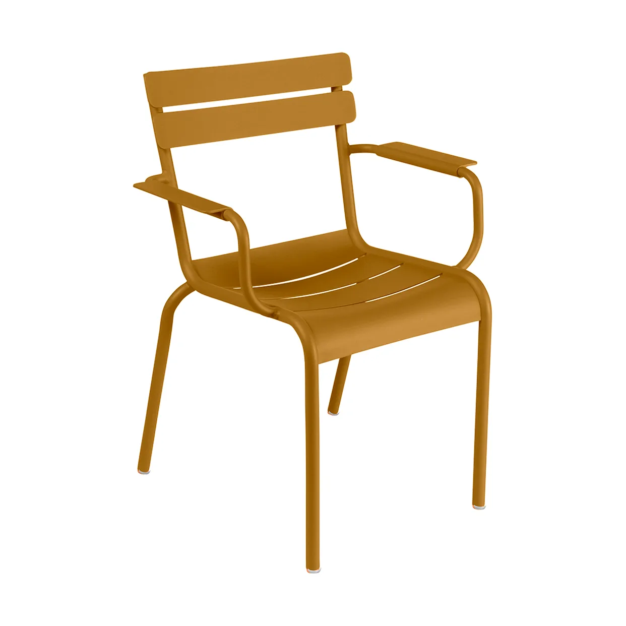 Luxembourg karmstol metall, Gingerbread (brun) Fermob