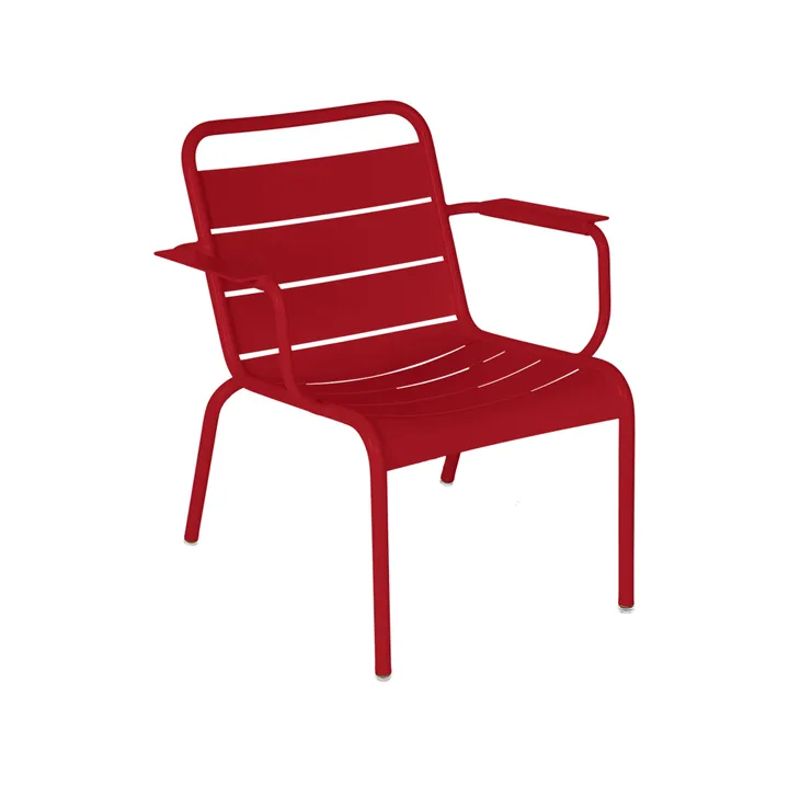 Luxembourg loungefåtölj - Chili (röd) - Fermob
